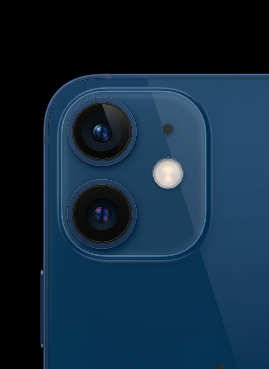 Close-up iPhone 12 Mini dual camera