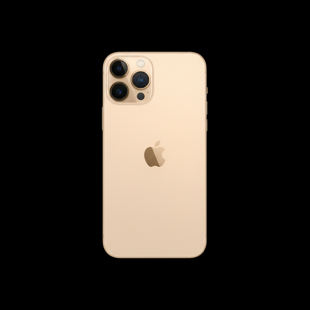 Flat-lay iPhone 13 Pro Max gold