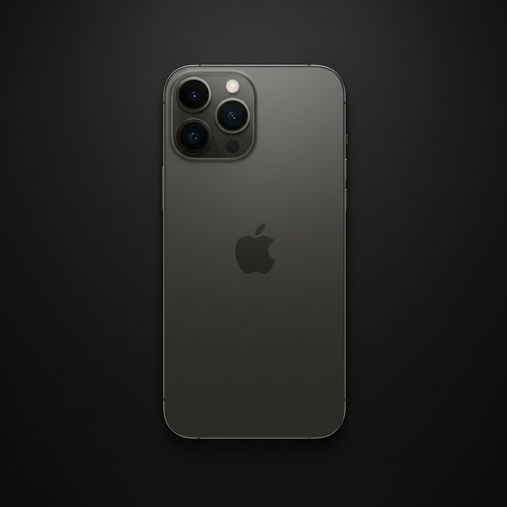Flat-lay iPhone 13 Pro Max graphite