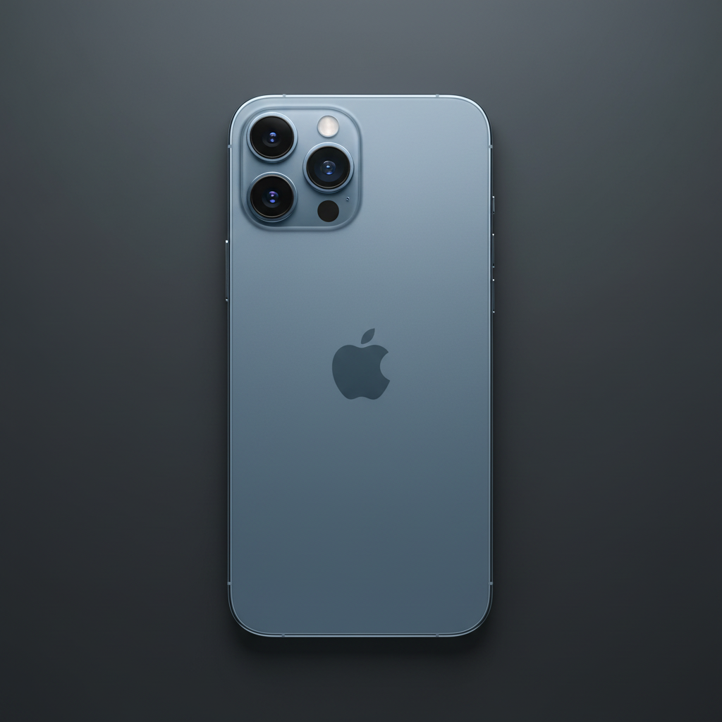 Flat-lay iPhone 13 Pro sierra blue