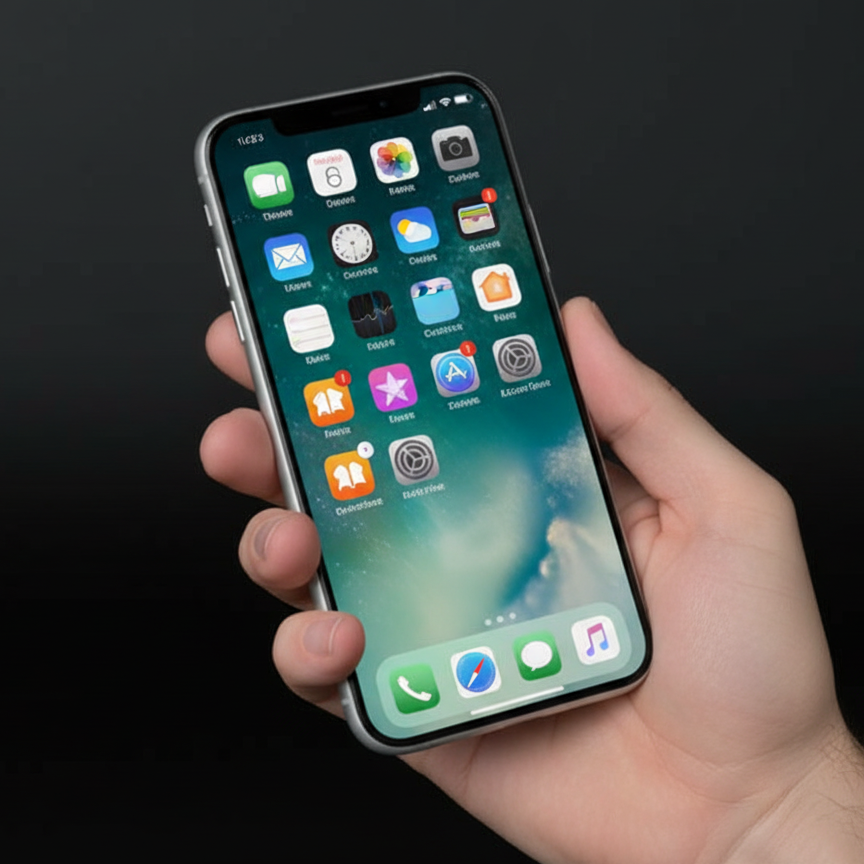 In-hand iPhone 11 Pro Max silver