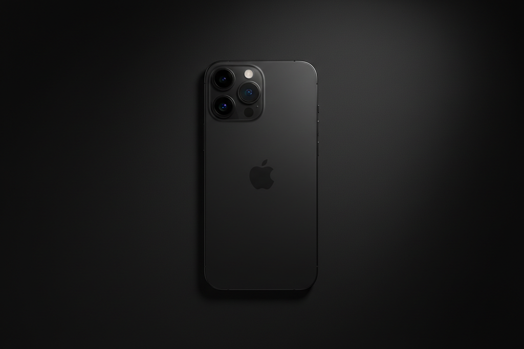 iPhone 14 Pro Max Space Black Flat-Lay