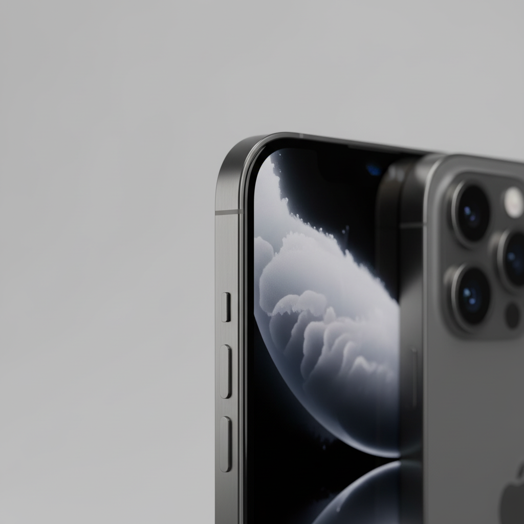 iPhone 15 Pro Side Profile Detail - Corrected
