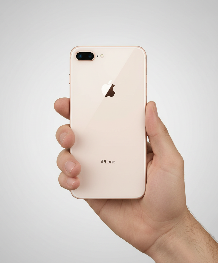 iPhone 8 Plus in-hand