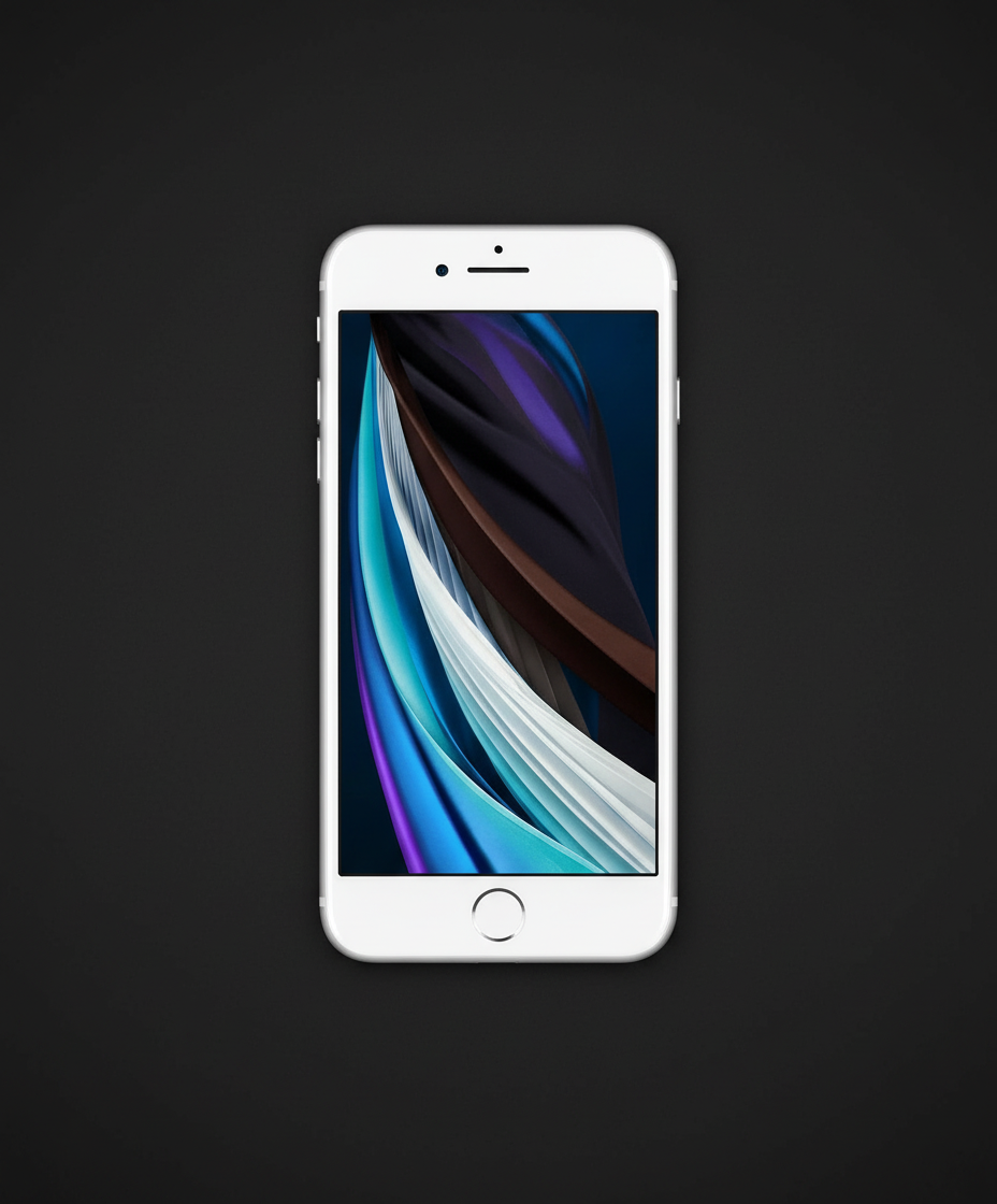 iPhone 8 White flat-lay