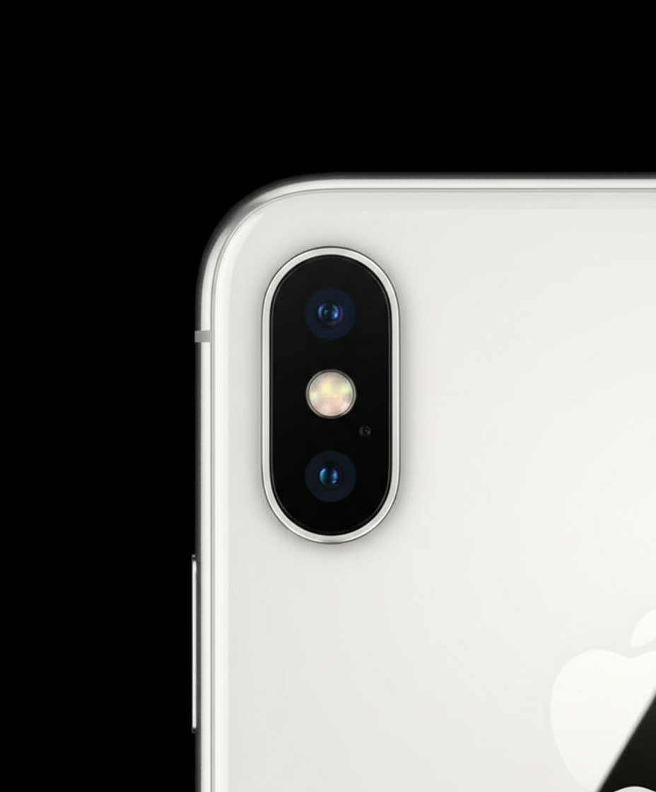 iPhone X camera close-up