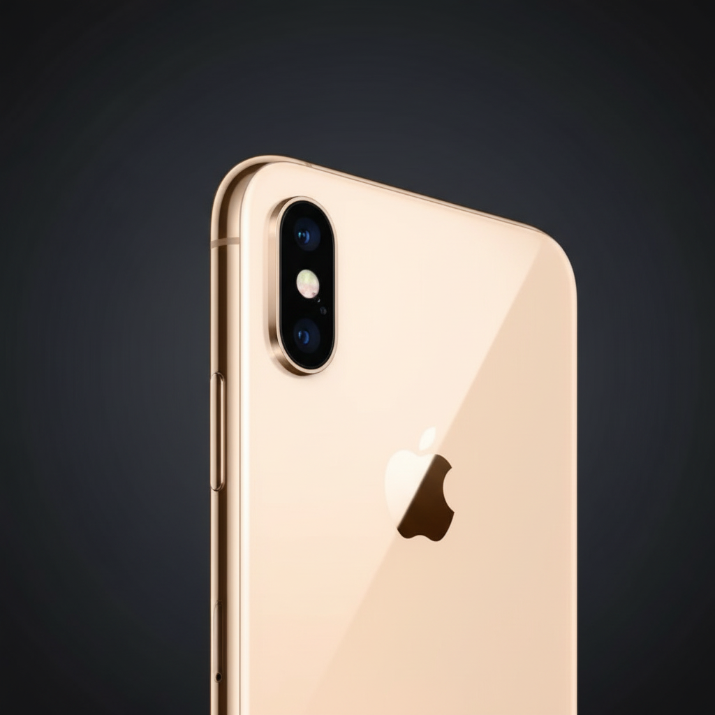 iPhone XS camera and frame close-up