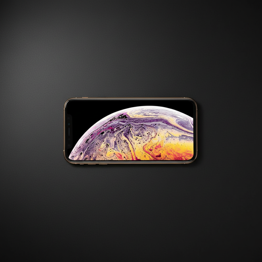 iPhone XS Max flat-lay